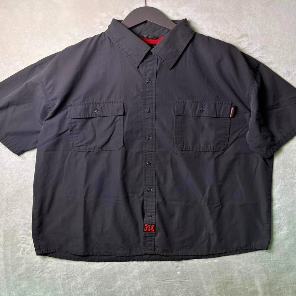 VTG 90's Independent Truck Company Button Up Shirt Men's XL Big Oversize Skate
